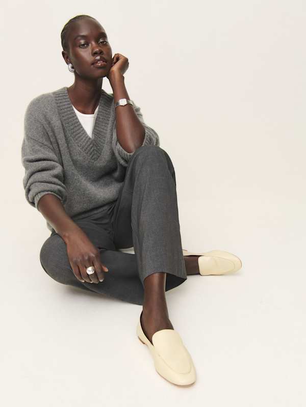 Kat Soft Loafer - Cream Puff Leather